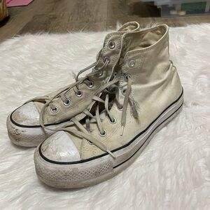 High-Top Canvas Sneakers